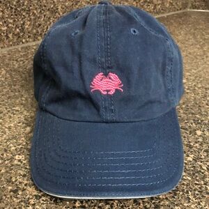 Navy Blue‎ Cap with Pink Crab OS